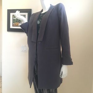 Charcoal grey pea coat size M